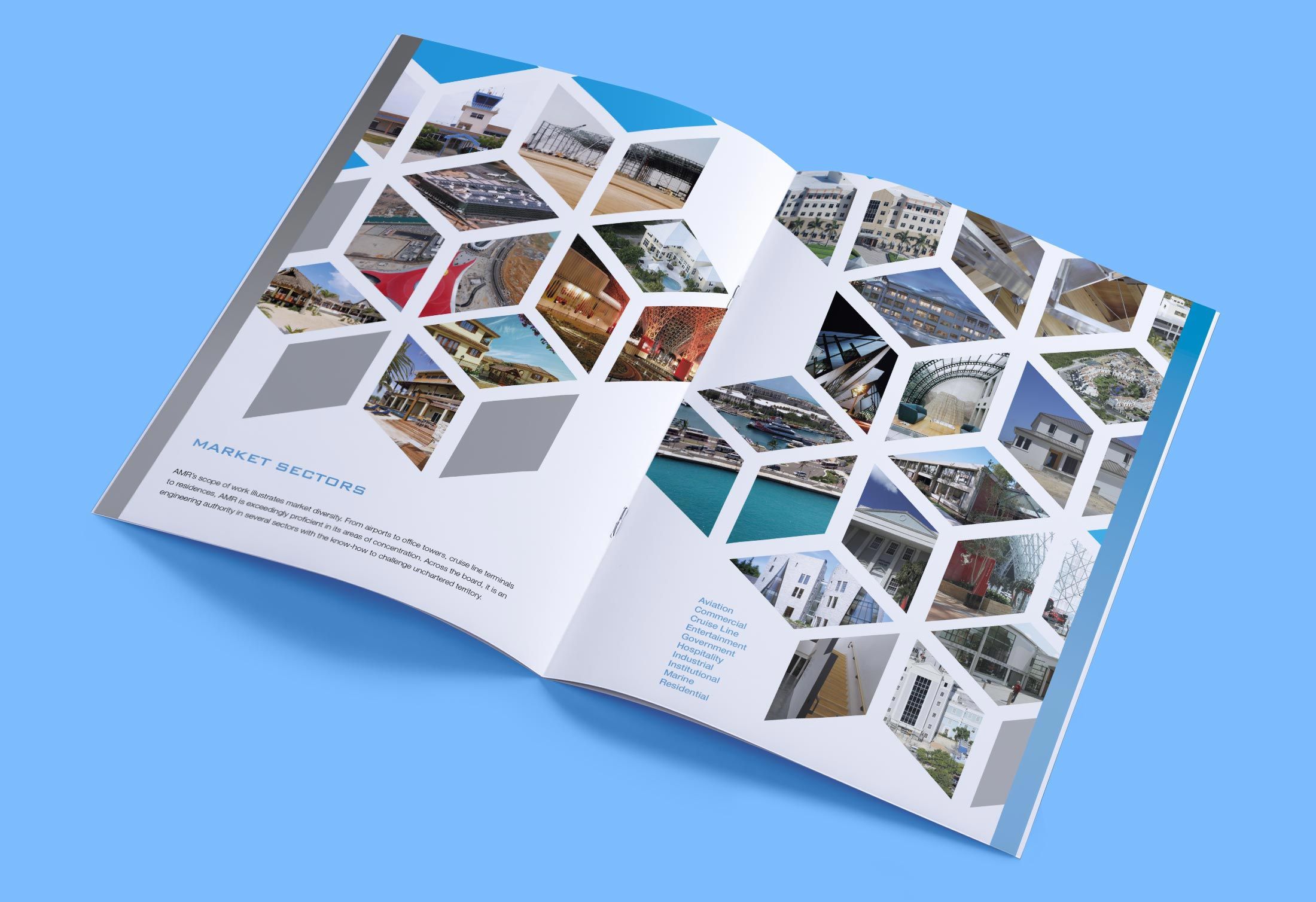 Corporate Brochure Design Spread