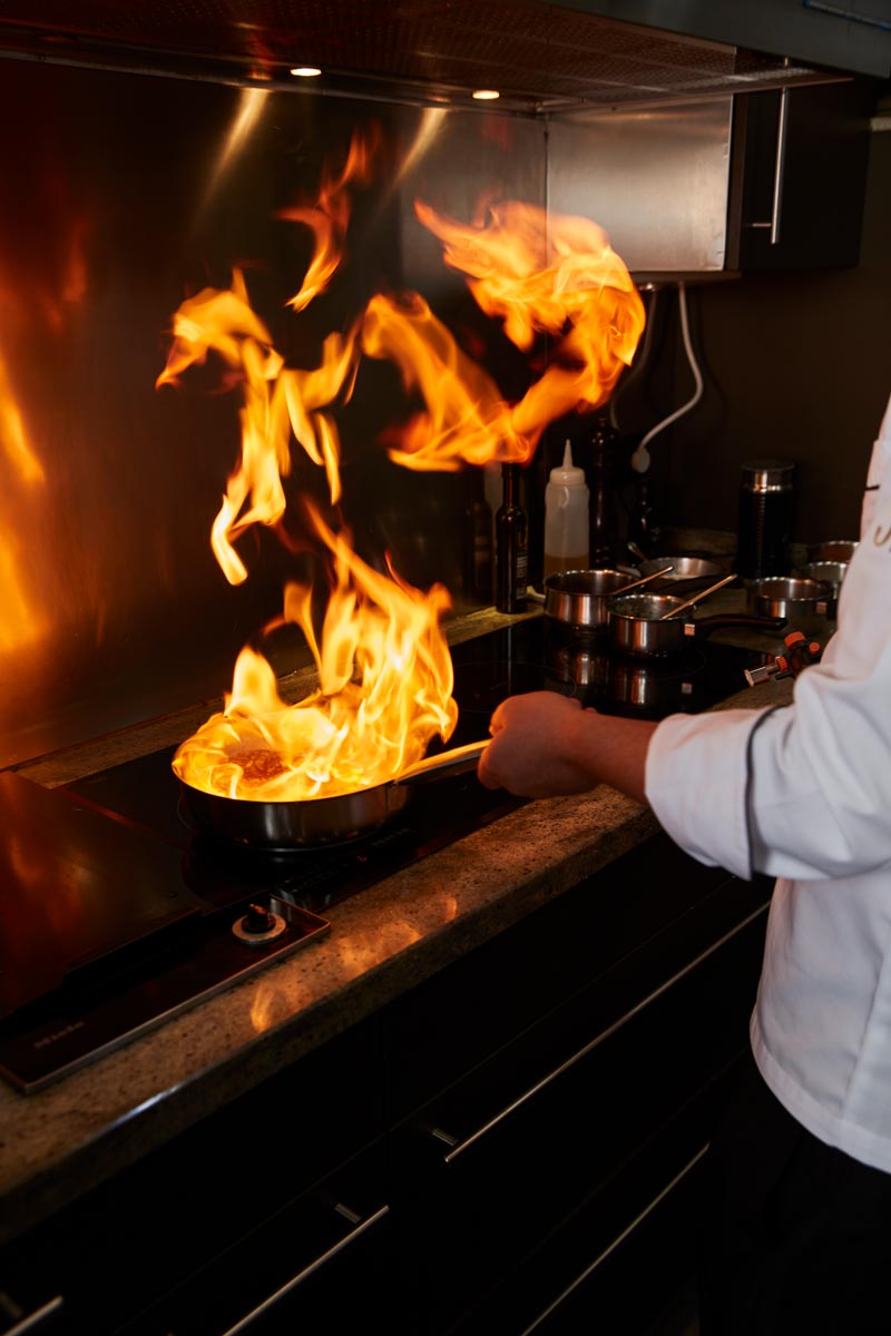 Soleil Brasserie kitchen Hotel Claude Marbella