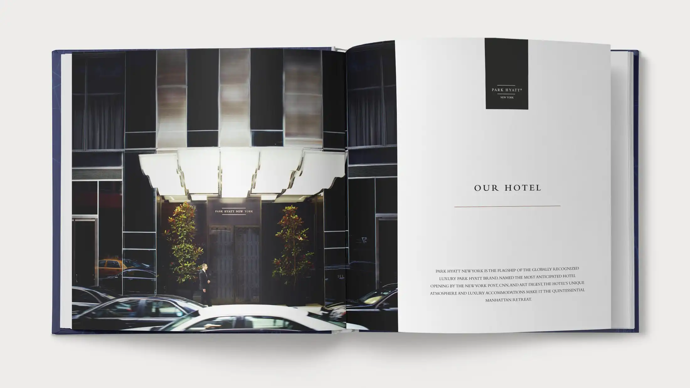 Coffee table book Park Hyatt New York