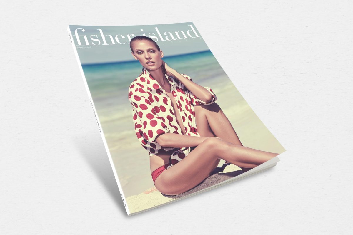 magazine design Fisher Island Magazine Cover