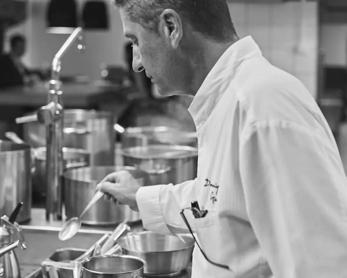 Chef Dominique Gauthier Le Chat Botte Beau Rivage Geneve