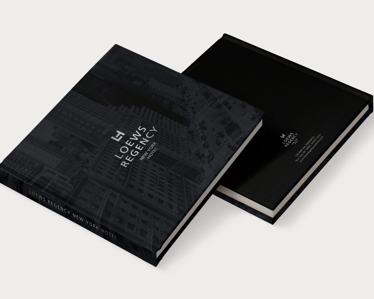 loews regency hotel new york book cover design